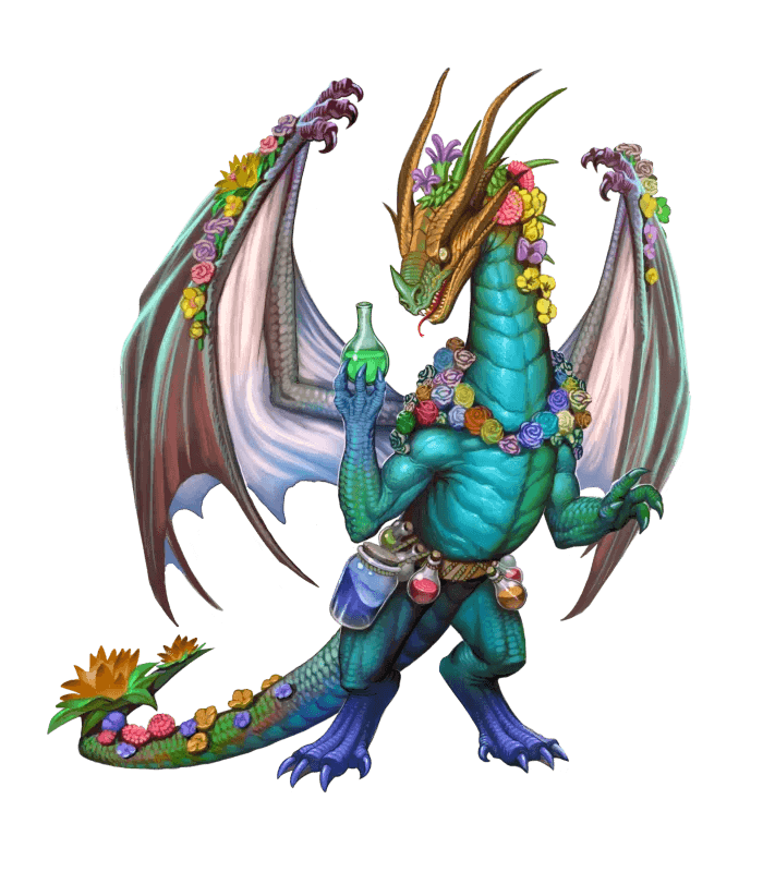 Battlezoo Dragons: Leshy Dragons PDF - Pathfinder 2nd Edition / PDF Only