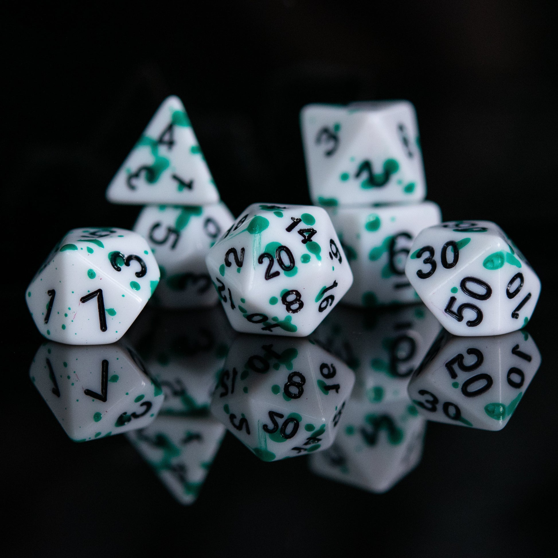 Foggy Pox Acrylic Dice Set