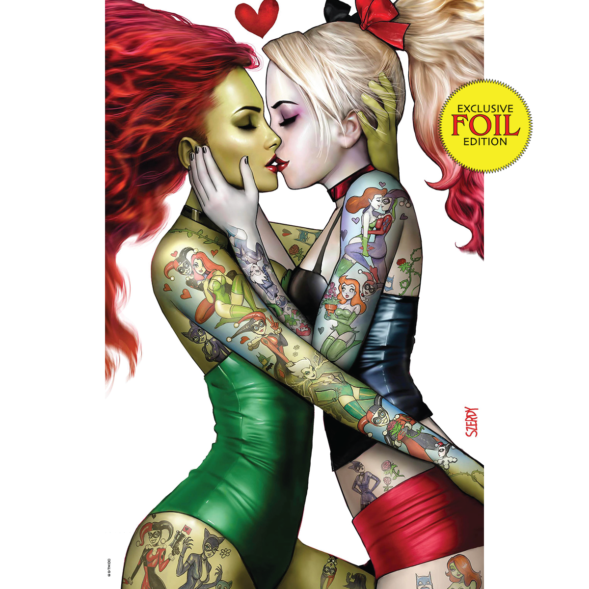 [Foil] Harley Quinn #31 Nathan Szerdy (616) Exclusive Ivy Tattoo Foil Virgin Var (07/12/2023)