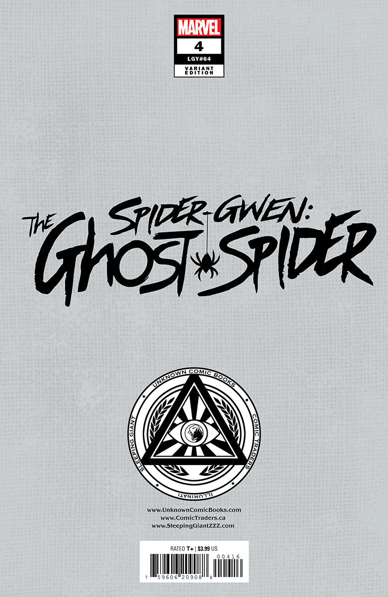 [Foil] Spider-Gwen: The Ghost-Spider #4 Unknown Comics Greg Horn Exclusive Virgin Var (08/28/2024)