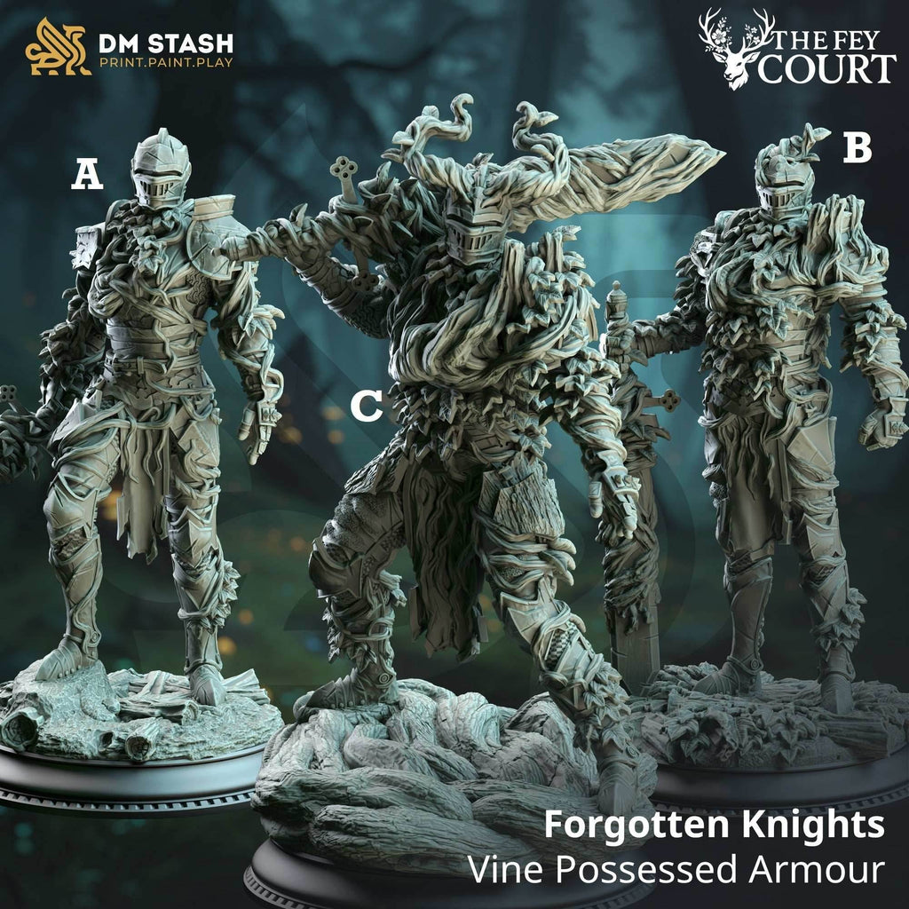 Forgotten Knights (Vine-Possessed Armor) - 32mm Scale / A