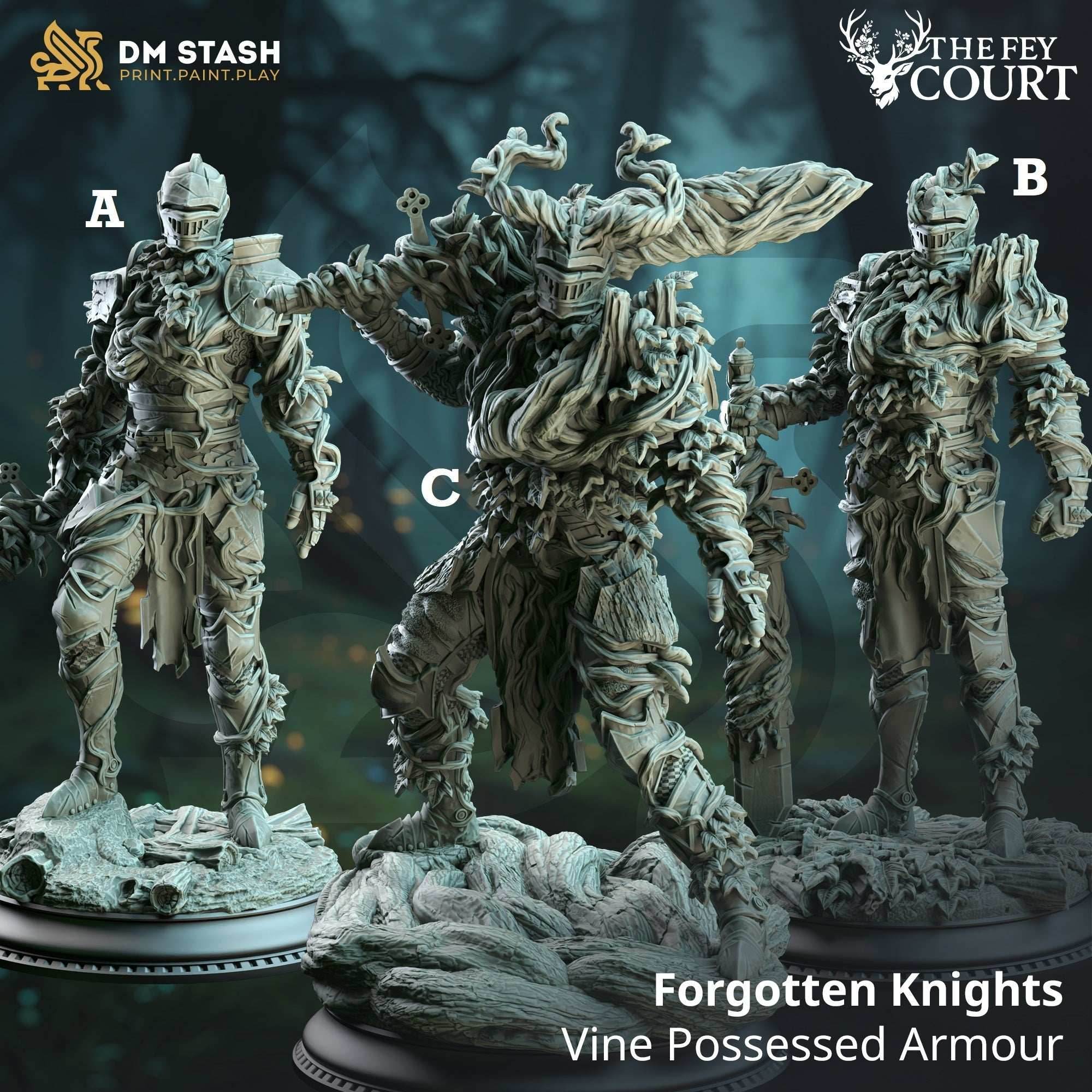 Forgotten Knights (Vine-Possessed Armor) - 32mm Scale / A