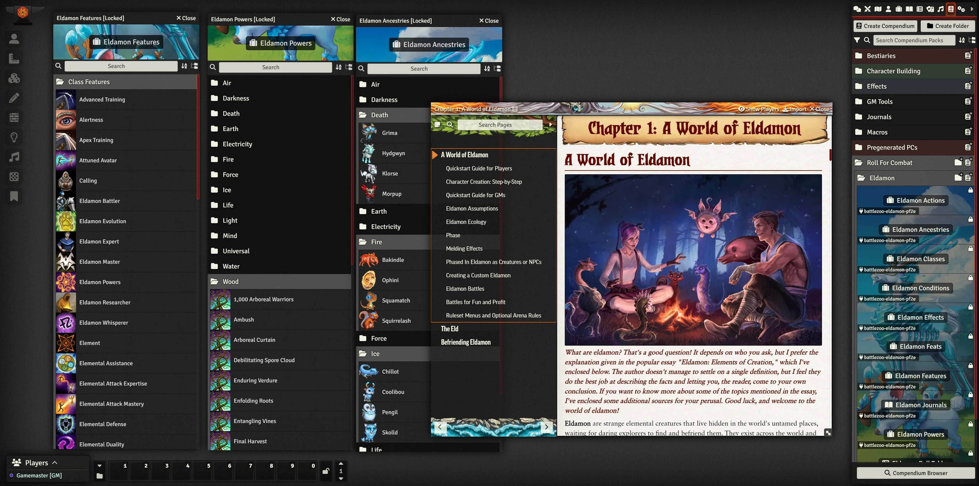 Battlezoo Eldamon for Foundry VTT - Pathfinder 2nd Edition / Foundry VTT Key Only