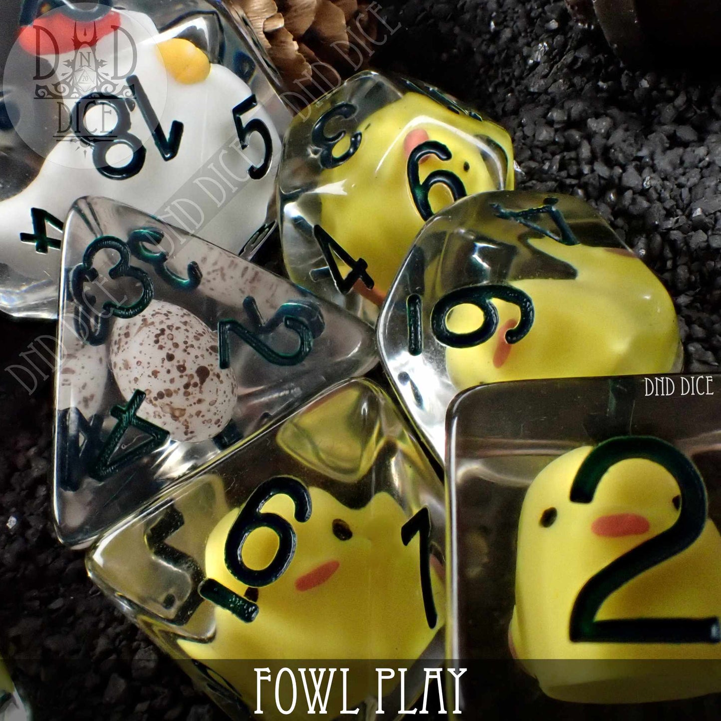 Fowl Play 8 Dice Set