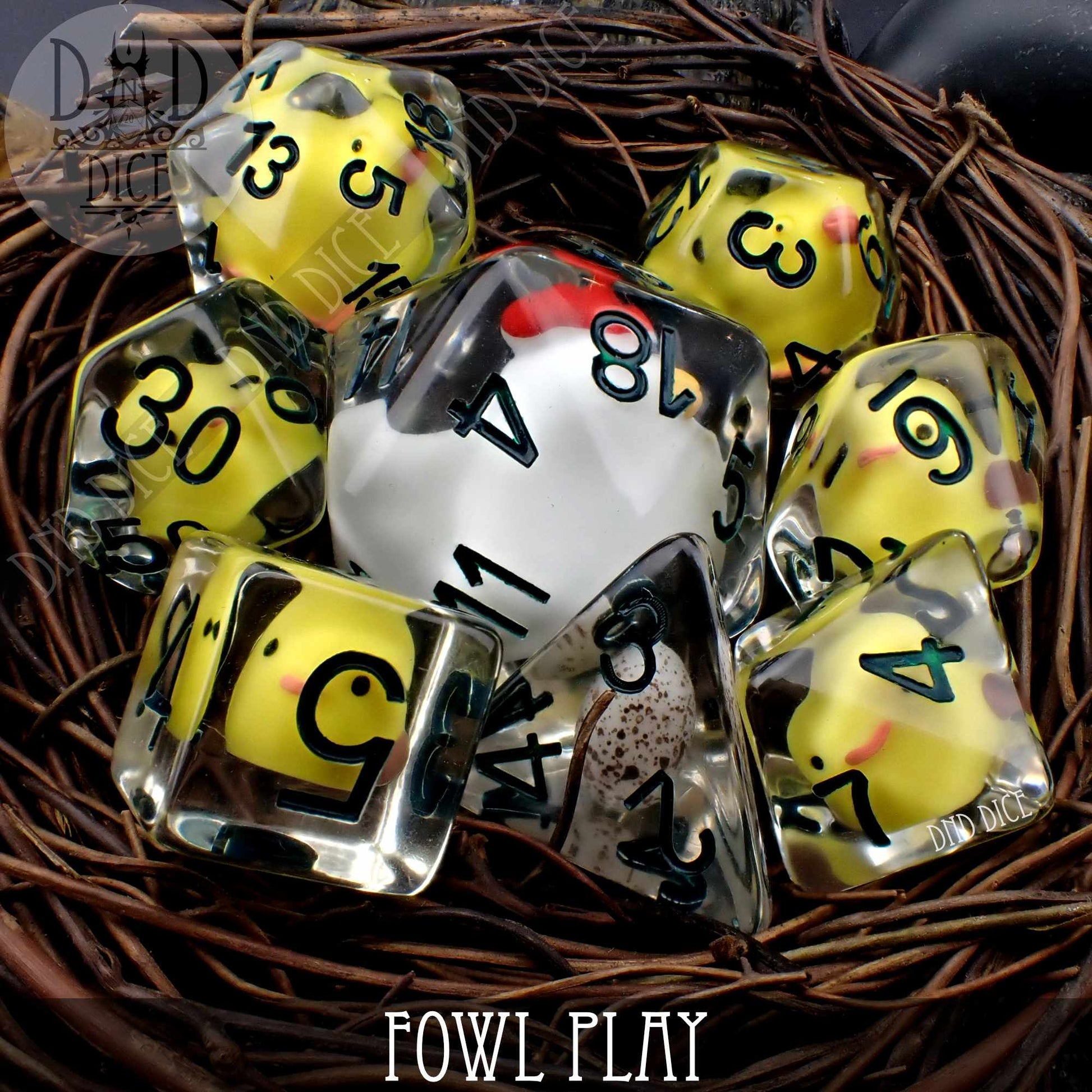 Fowl Play 8 Dice Set