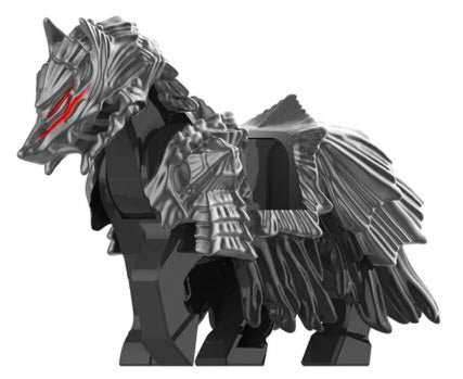 Berserk Guts with Horse Custom Minifig - 