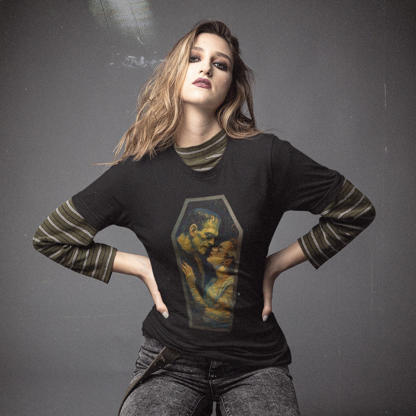 Frankenstein and His Bride T-Shirt