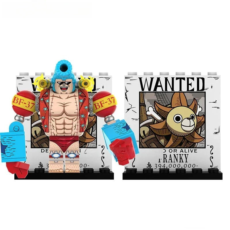 Franky Big Figure ONE PIECE Anime Lego Minifigures custom toys 2