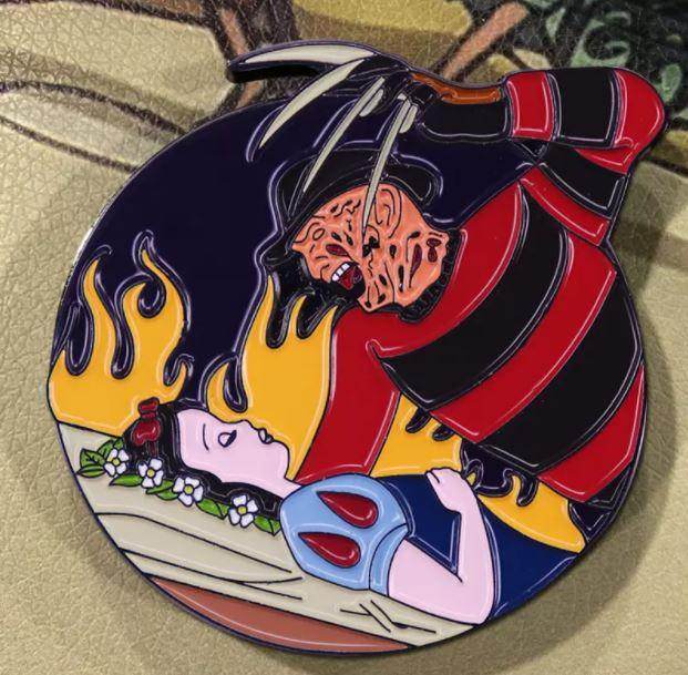 Freddy Krueger Snow White mashup Enamel Pins Near Me - 