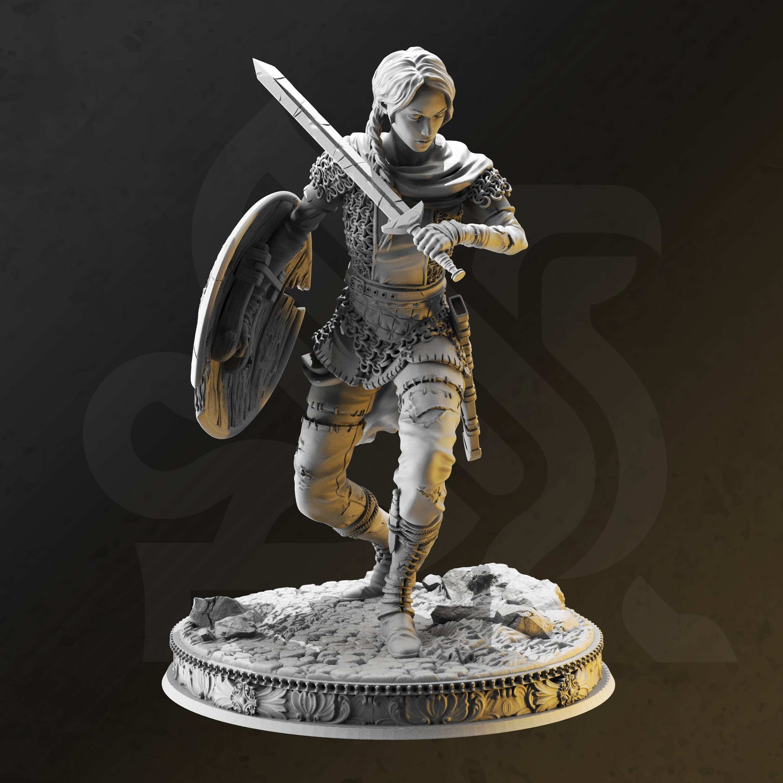 Freya the Fearless, Shield Maiden (Female Human Paladin) - 