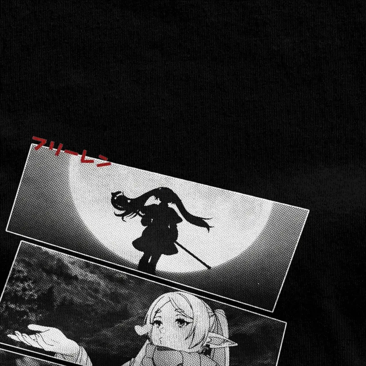 Frieren The Immortal T-Shirts for Men Women Anime Funny Cotton Tee Shirt O Neck Short Sleeve T Shirts Party Clothing