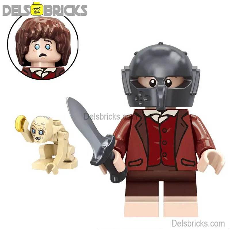 Frodo Baggins from Lord of The Rings Lego Minifigures Custom Toys - 
