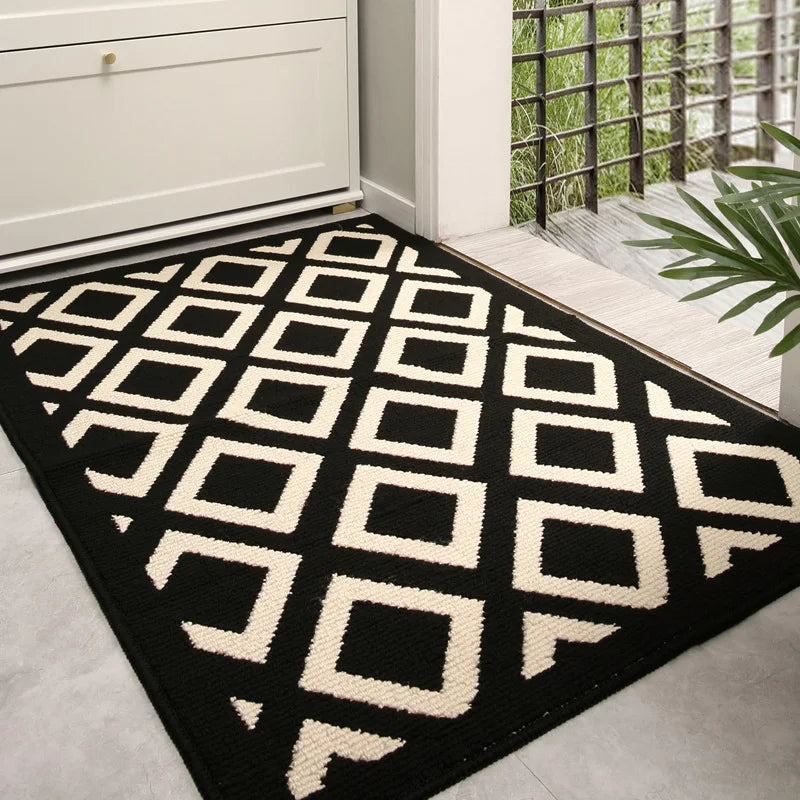 Front Door Mat Welcome Mats Indoor Outdoor Rug Entryway Mats for Shoe Scraper Ideal for Inside Outside Home High Traffic Area