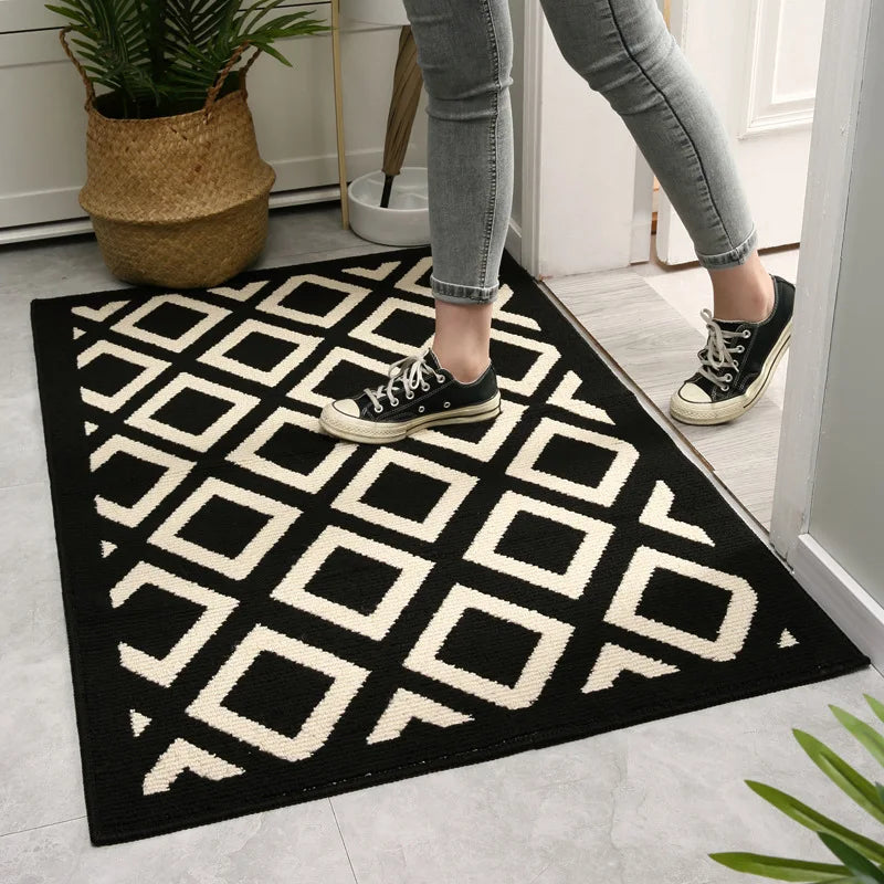 Front Door Mat Welcome Mats Indoor Outdoor Rug Entryway Mats for Shoe Scraper Ideal for Inside Outside Home High Traffic Area