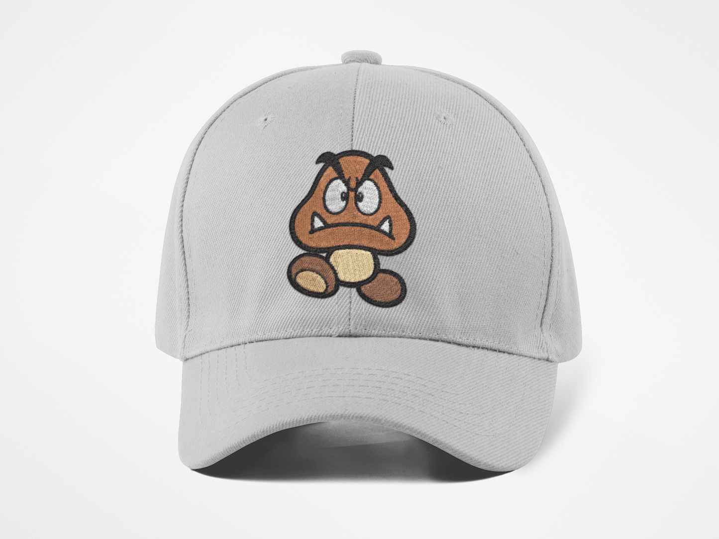 Goomba Hat - Light Grey