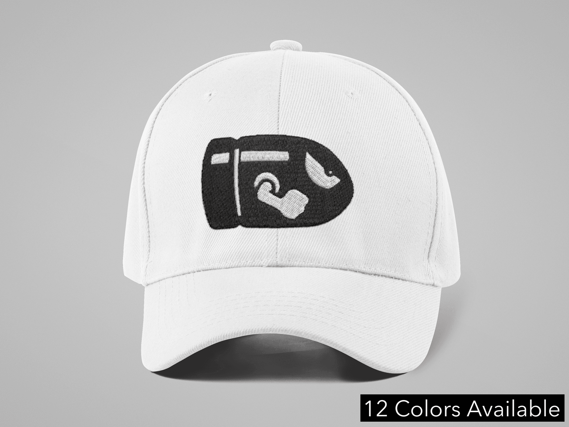 Bullet Bill Hat - White