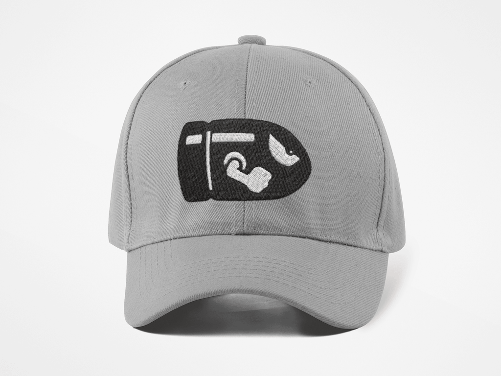 Bullet Bill Hat - Light Grey