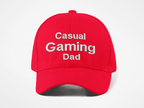 Casual Gaming Dad Logo Hat - Red
