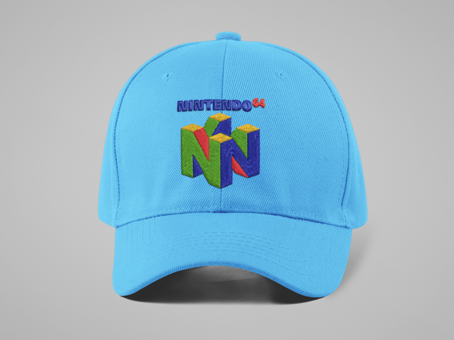 Nintendo N64 Logo Hat - Sky Blue