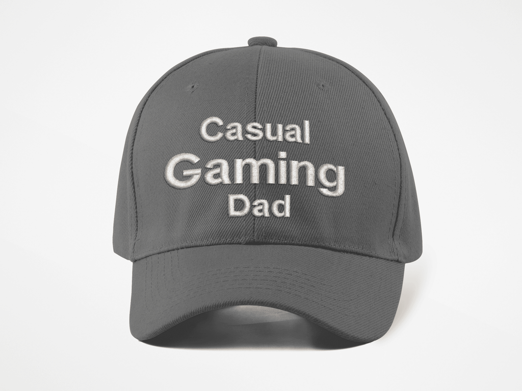 Casual Gaming Dad Logo Hat - Dark Grey