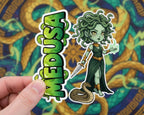 Medusa Sticker and Magnet – Serpent-Haired Gorgon Mythkins™ | Waterproof & UV-Proof - Sticker / Mini