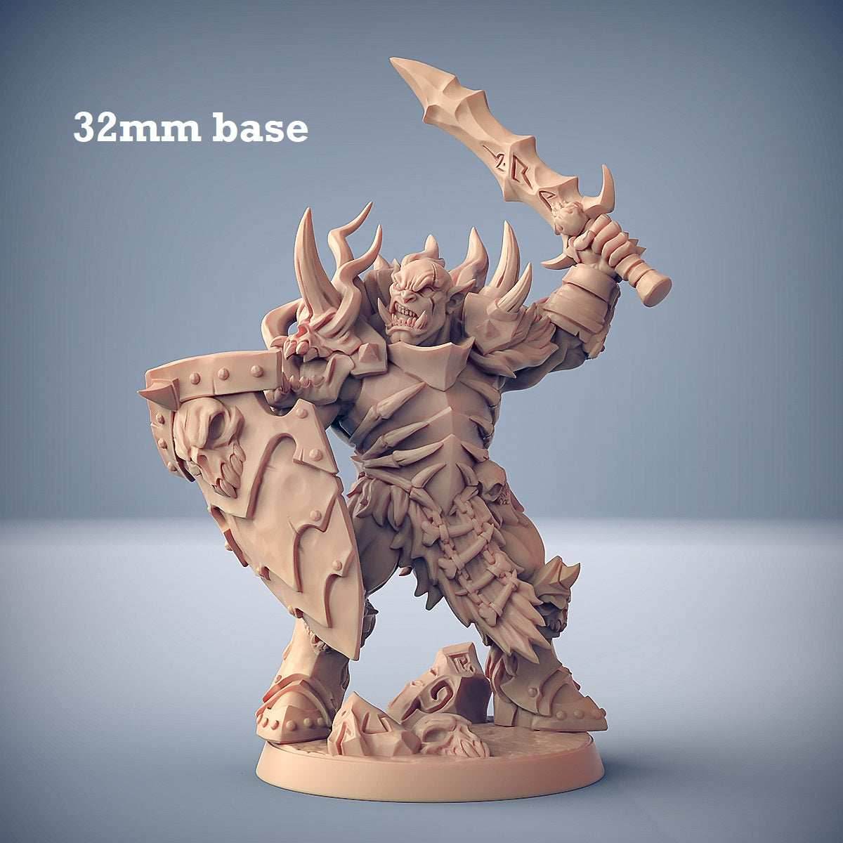 Frostmetal Orc: Sculpt B (Male Orc Fighter) - 