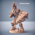 Frostmetal Orc: Sculpt C (Male Orc Barbarian) - Axe & Sheild