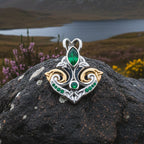 Celtic Triquetra Gemstone Necklace