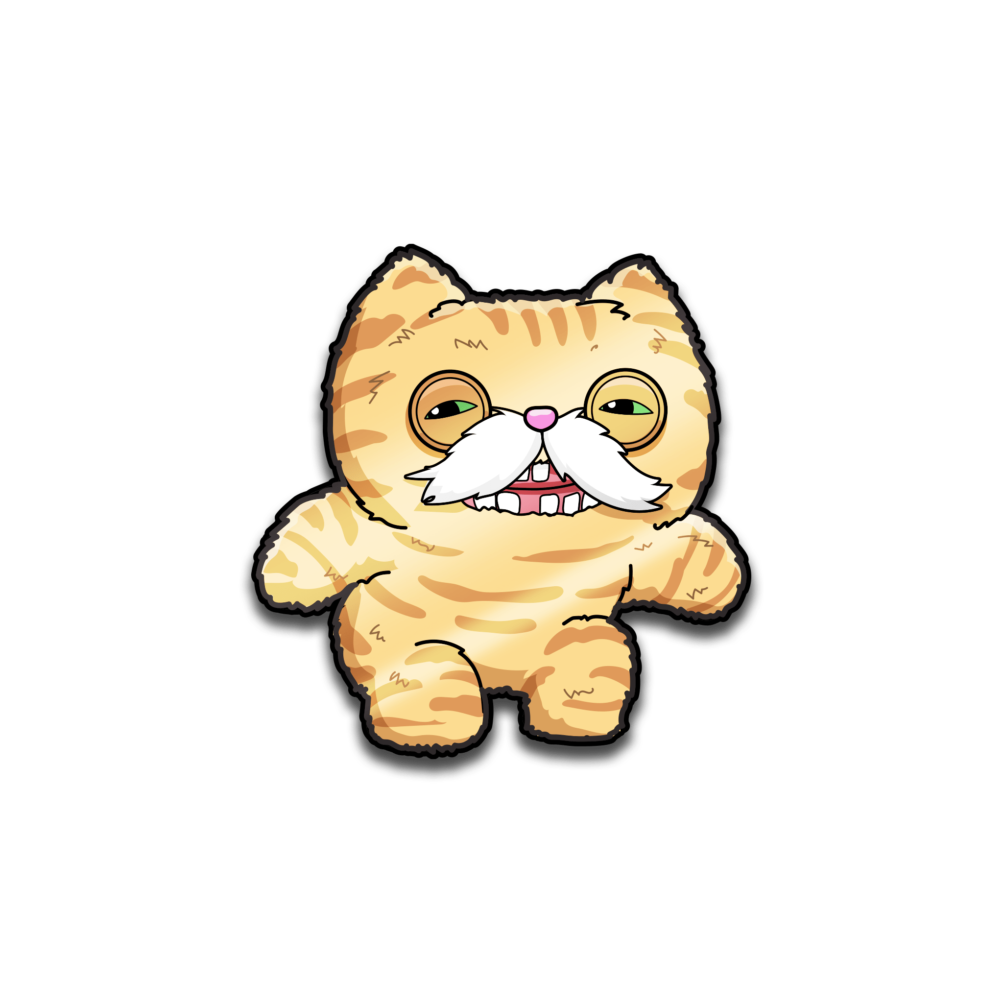 Fuggler - Alley Cats Stinkface AR Pin