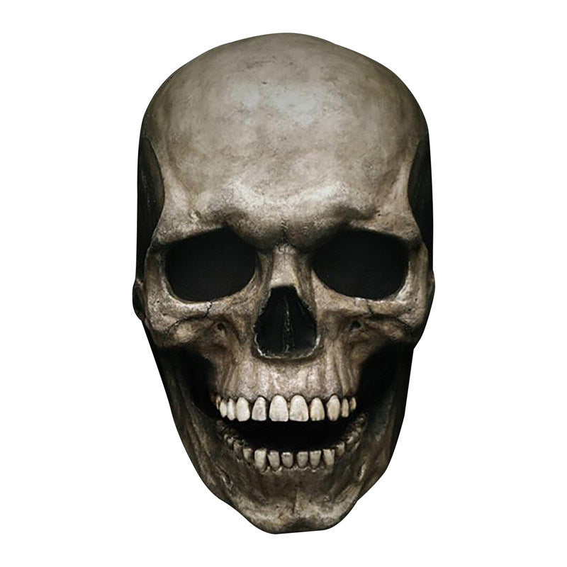 Full Head Skull Mask Carnival Adults Realistc Anonymous Halloween Moveable Mouth Jaw Anime Horror Helmet Skeleton Headgear Masks