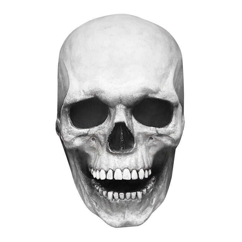 Full Head Skull Mask Carnival Adults Realistc Anonymous Halloween Moveable Mouth Jaw Anime Horror Helmet Skeleton Headgear Masks