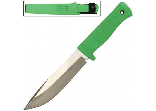 Full Tang Clip Point Tactical Knife Green