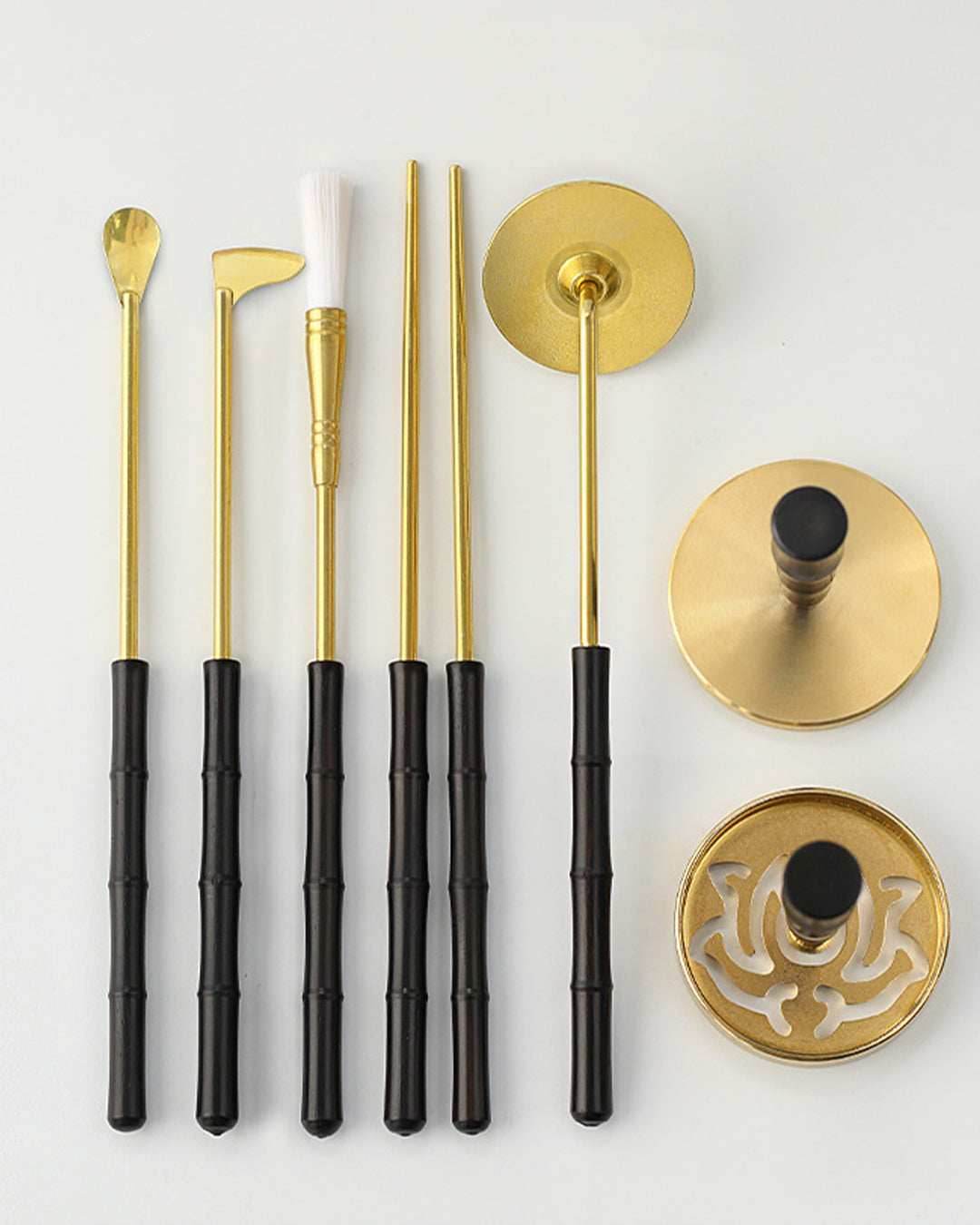 Incense Fragrance - Tools Kit in Pure Copper & Black Sandalwood - 
