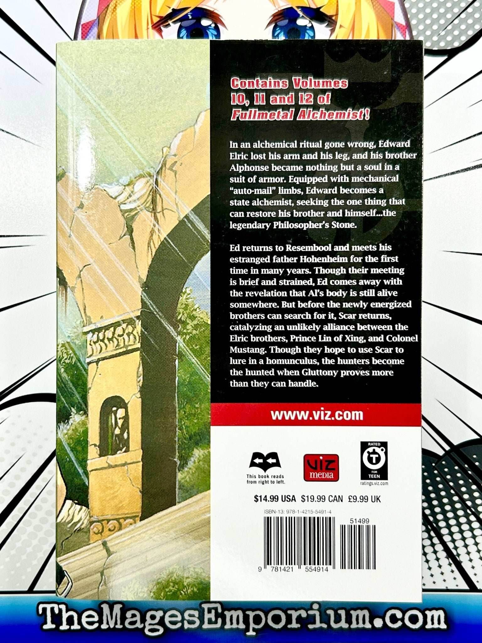 Fullmetal Alchemist Vol 10 - 12 Omnibus - 