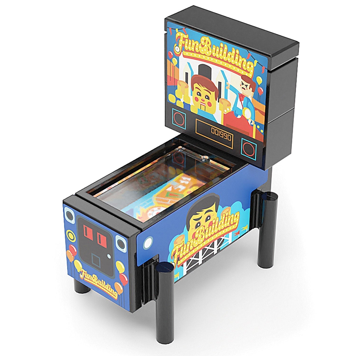 Fun Building - B3 Customs Pinball Arcade Machine Building Set