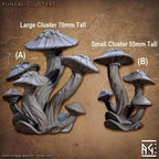 Fungal Mushroom Clusters (Scatter Terrain) - A - Large Cluster (70mm Tall)