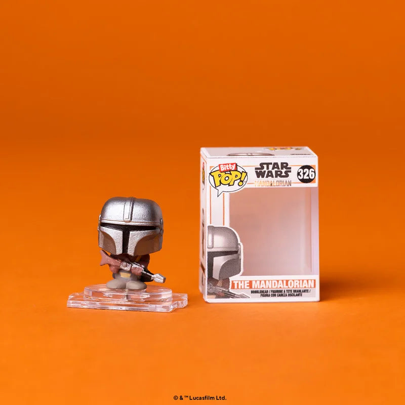 Funko Bitty Pop The Mandalorian Star Wars Mystery Blind Bags Toys Mini Figures Doll Toys Collect Ornaments Kids Gifts