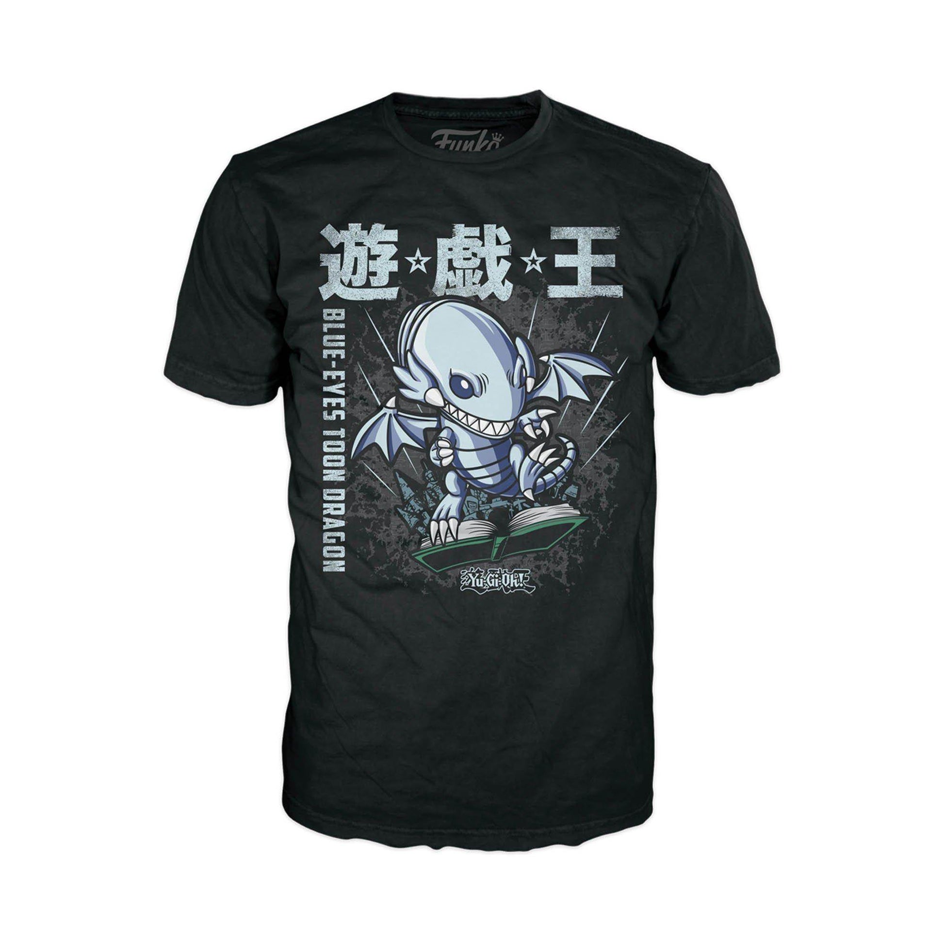Funko Pop! & Tee: Yu-Gi-Oh! - Blue Eyes Toon Dragon GameStop Exclusive - M