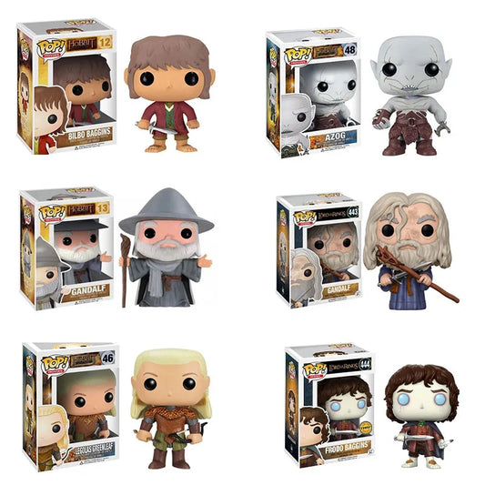 Funko pop Hobbit Legolas Greenleaf 46# Azog 48# The Lord of 13# GANDALF 45# 443# the Rings Vinyl Figure Model Toys Kids Gift