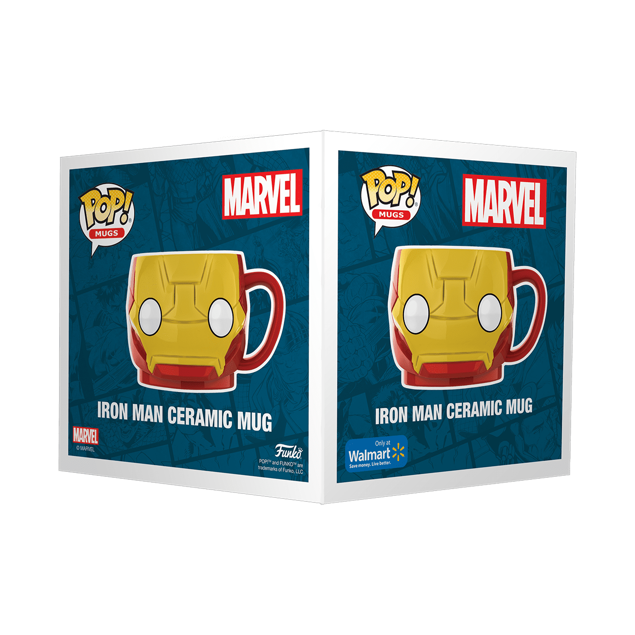 Funko Pop! Mug: Marvel - Iron Man Ceramic Mug 16oz (Walmart Exclusive)