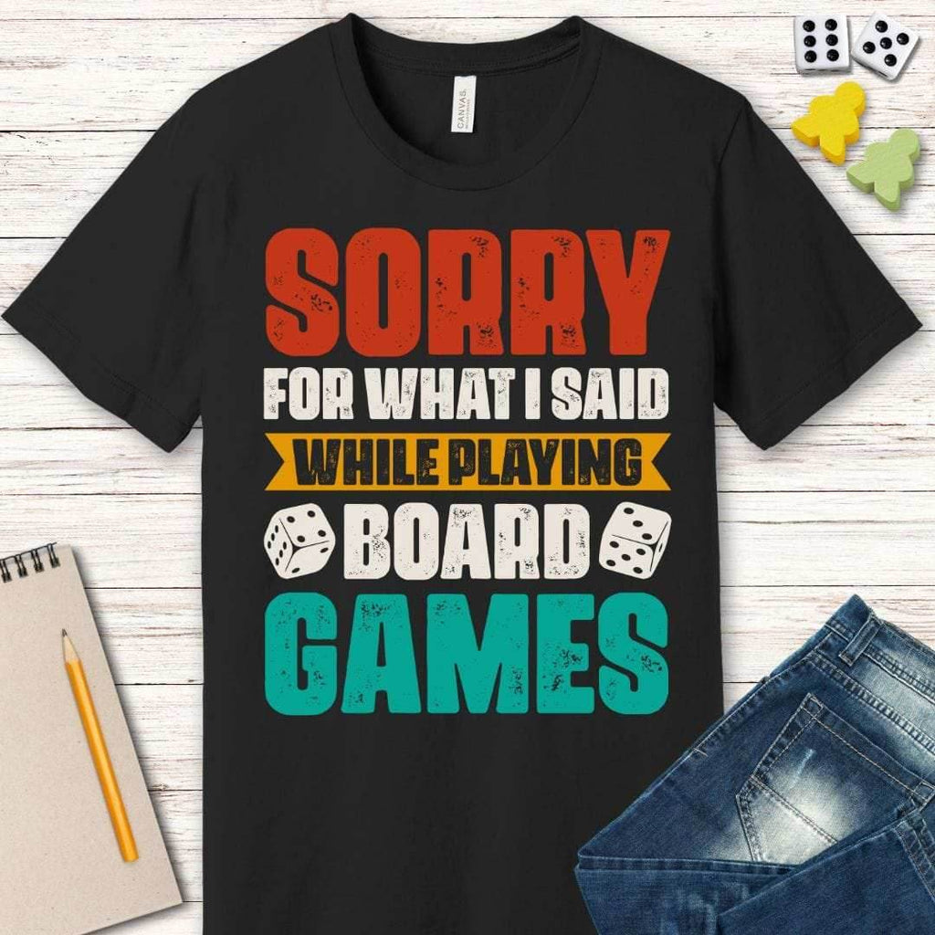 Funny Board Games T-Shirt - Navy / S