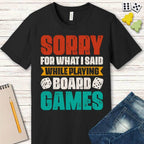 Funny Board Games T-Shirt - Navy / S
