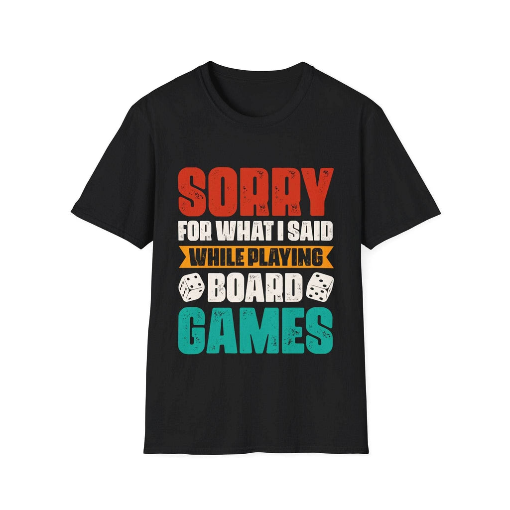 Funny Board Games T-Shirt - Black / S