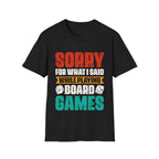 Funny Board Games T-Shirt - Black / S