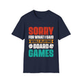 Funny Board Games T-Shirt - Navy / S