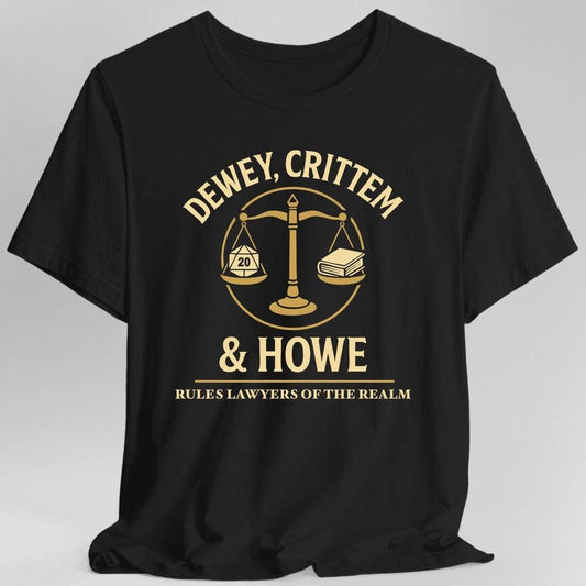 Funny DnD Rules Lawyer Shirt - Black / S