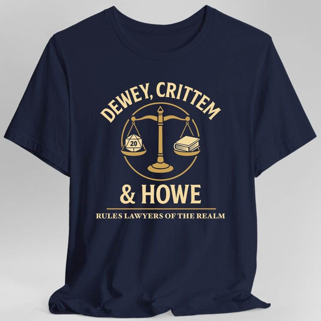 Funny DnD Rules Lawyer Shirt - Navy / S