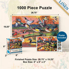 Audubon - Autumn Feathers 1000 Piece Jigsaw Puzzle