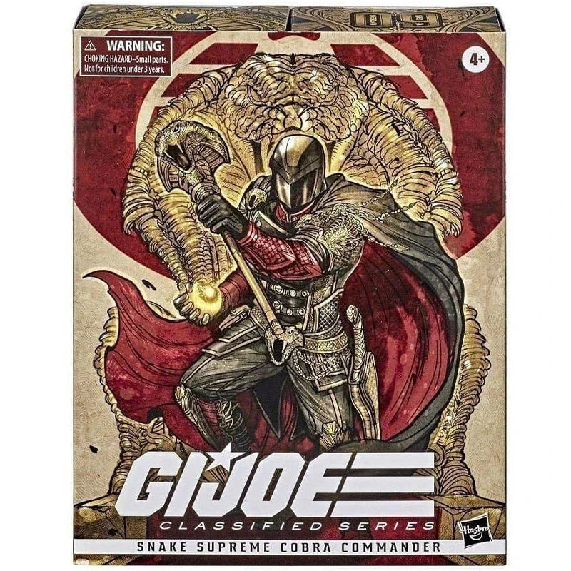 G.i.joe Classified Series Snake Supreme Cobra Commander 6inch Action Figure Collection With Multiple Accessories Collectibles Ko