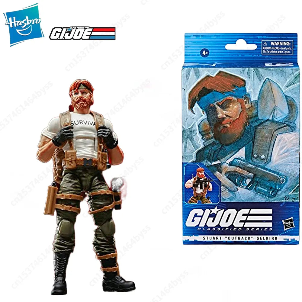 G.I. Joe GI JOE Classified Series 6" Stuart Outback Selkirk 63 Action Figure Model Toy Collection Hobby Gift